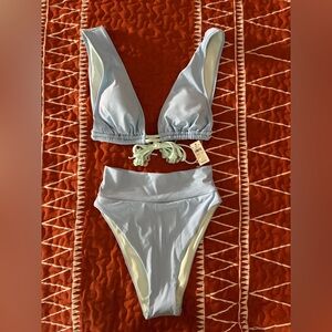 Light Blue Women's Bikini Set